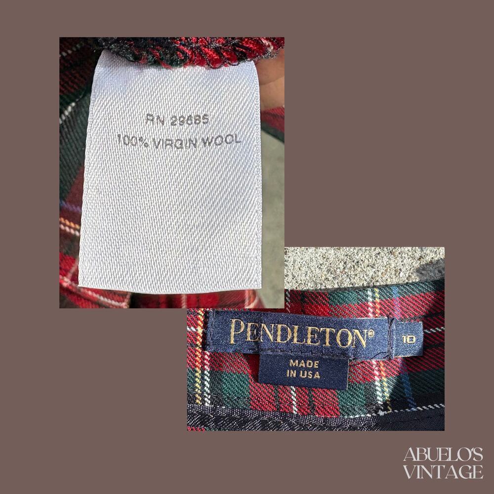 Pendleton Wool Skirt | Plaid | Size 10 | Vintage - Picture 3 of 3